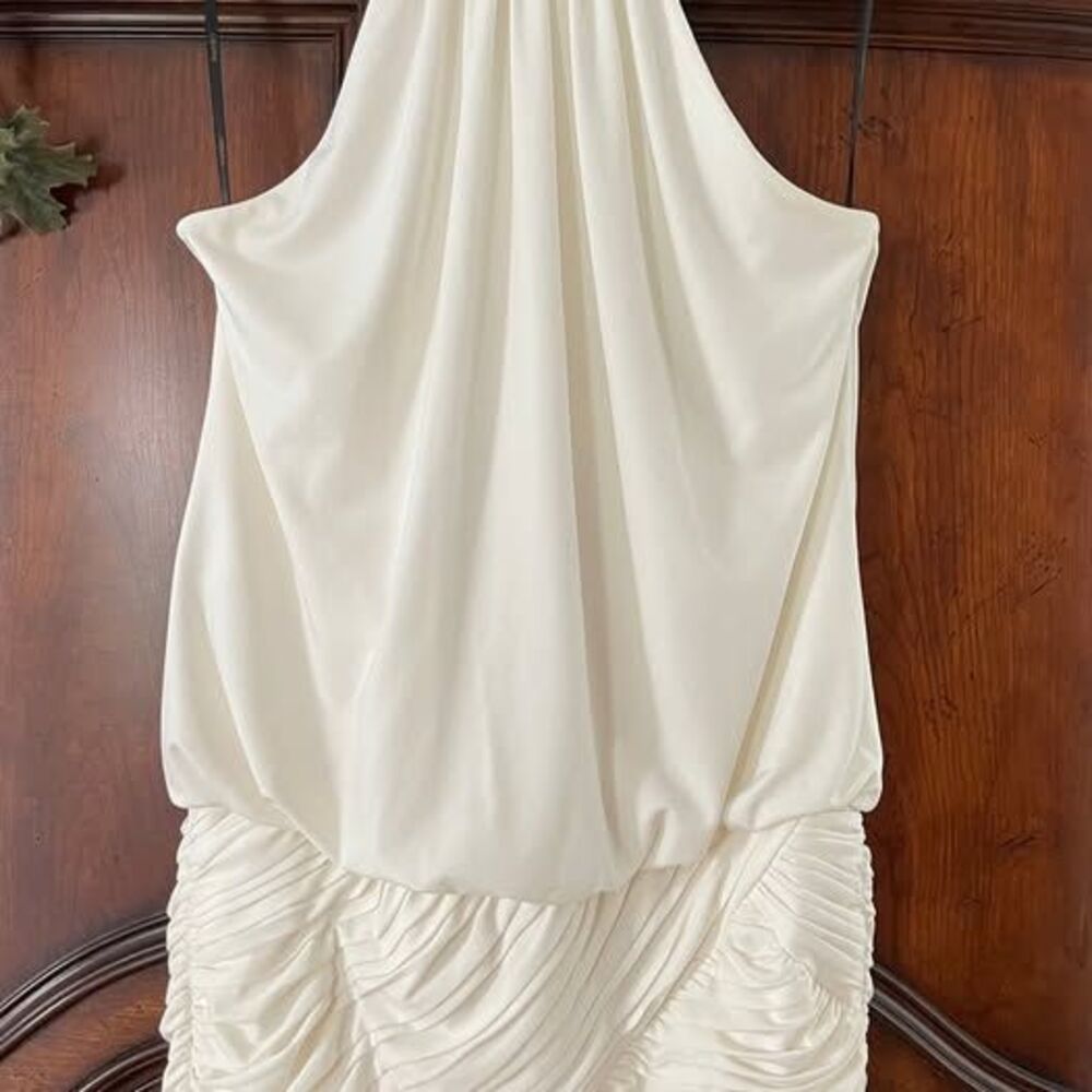 Beautiful off White Laundry by Shelli Segal Cocktail Dress Size 8